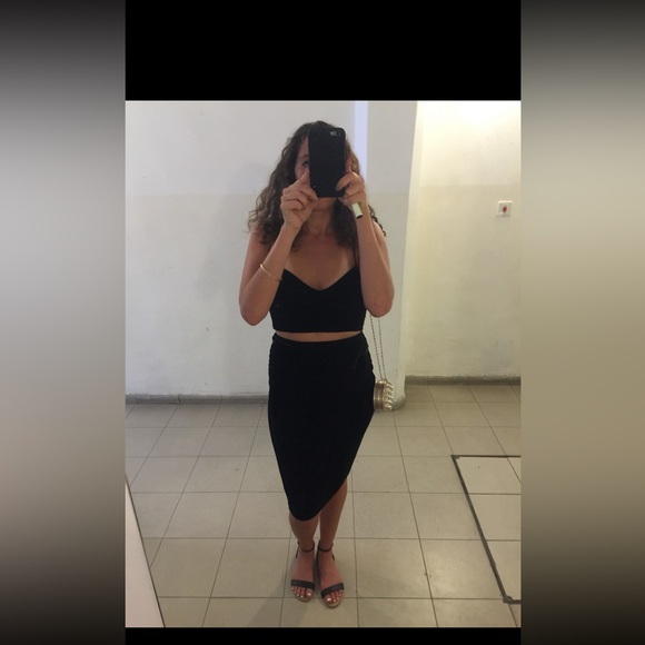 Corset suede crop top/ bralette - Picture 8 of 8